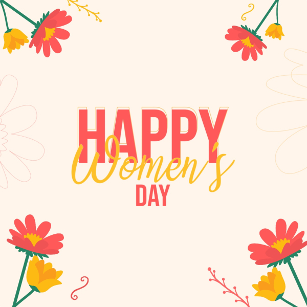 Design for Women's Day Card, download and edit for free design template - Events, Women's Day from the Andalusi design app
