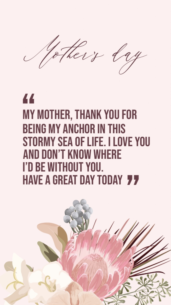 Mother's Day Design, download and edit for free design template - Mother's Day, Events from the Andalusi design app
