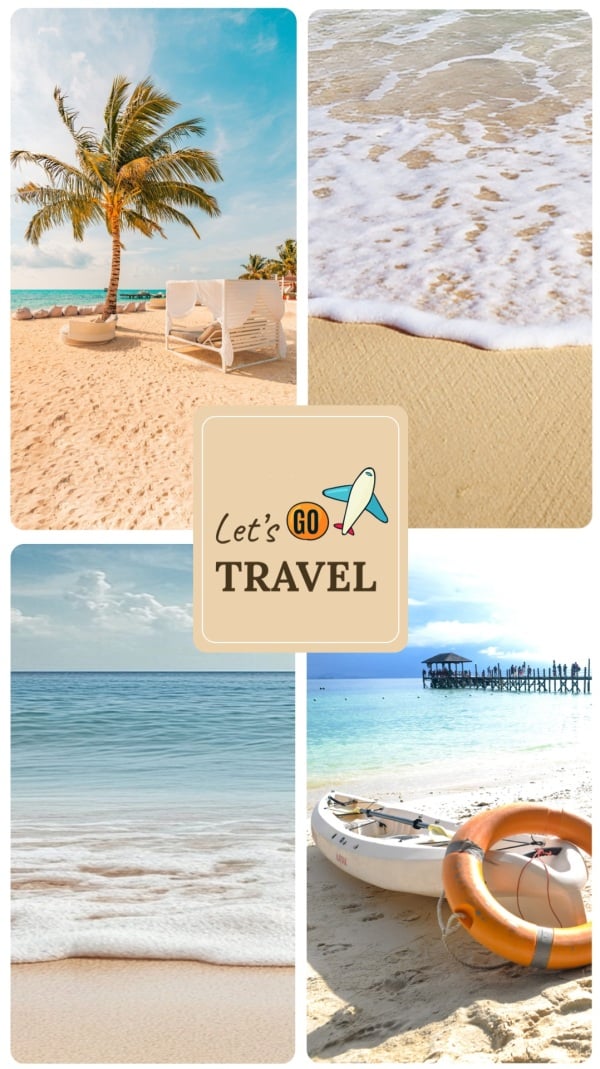 Design Photo Collage for Travel, download and edit for free design template - Photo Collage from the Andalusi design app