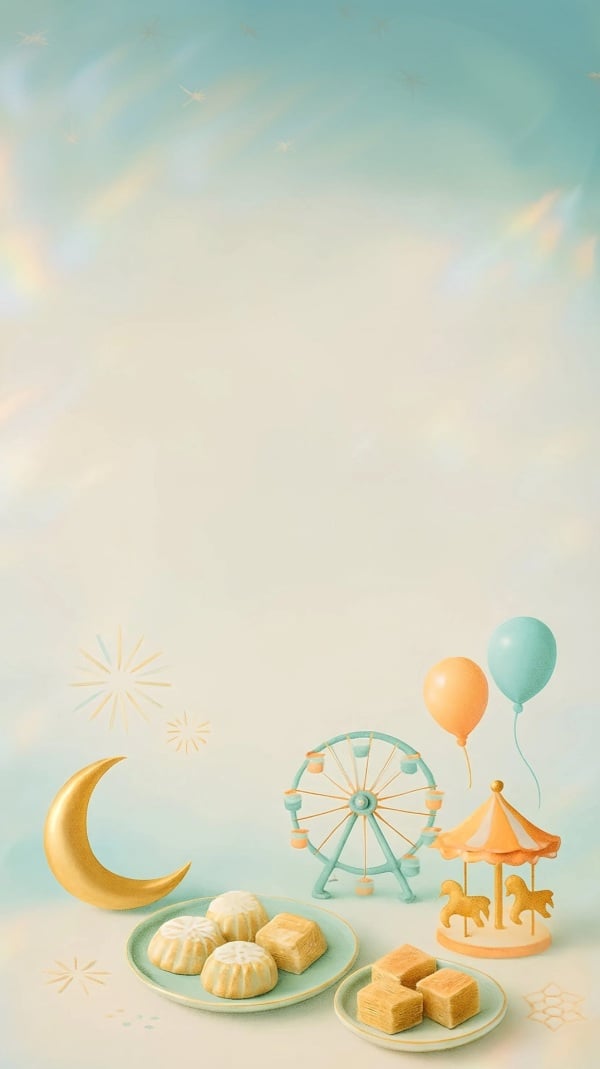 Design for Eid al-Fitr Empty Card, download and edit for free design template - Eid al-Fitr, Empty Cards from the Andalusi design app