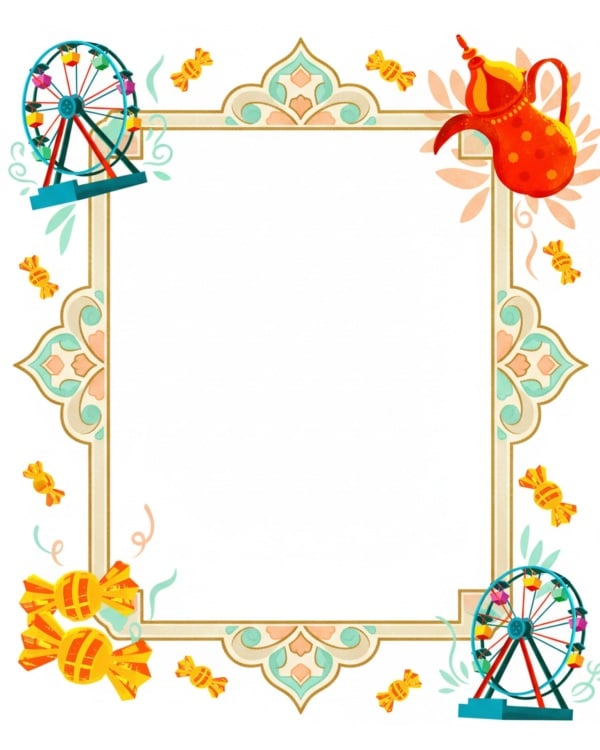 Design for Eid al-Fitr Empty Card, download and edit for free design template - Eid al-Fitr, Empty Cards from the Andalusi design app