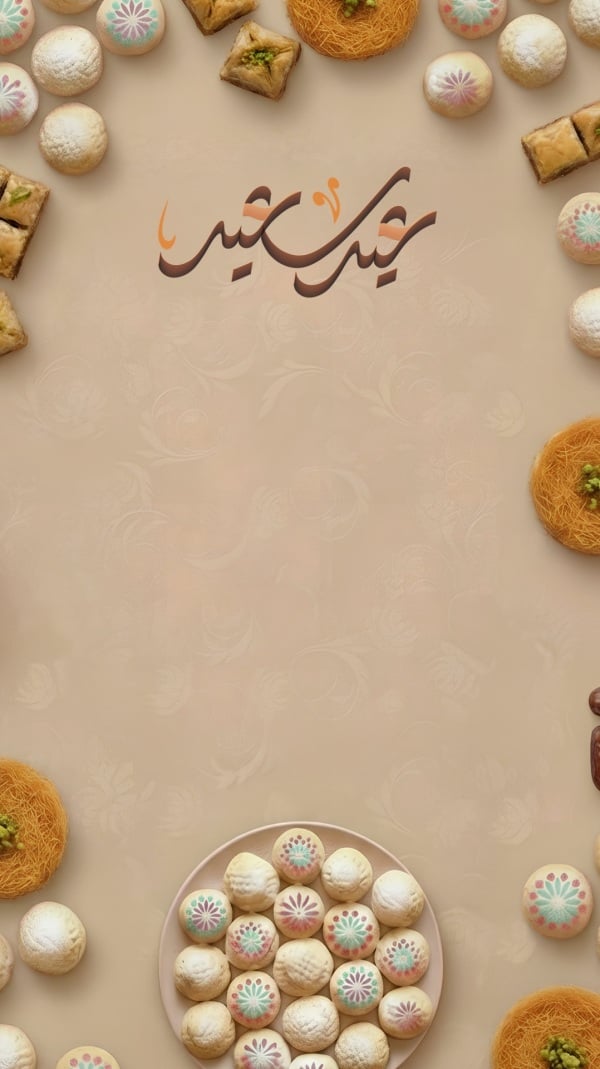 Design for Eid al-Fitr Empty Card, download and edit for free design template - Eid al-Fitr, Empty Cards from the Andalusi design app