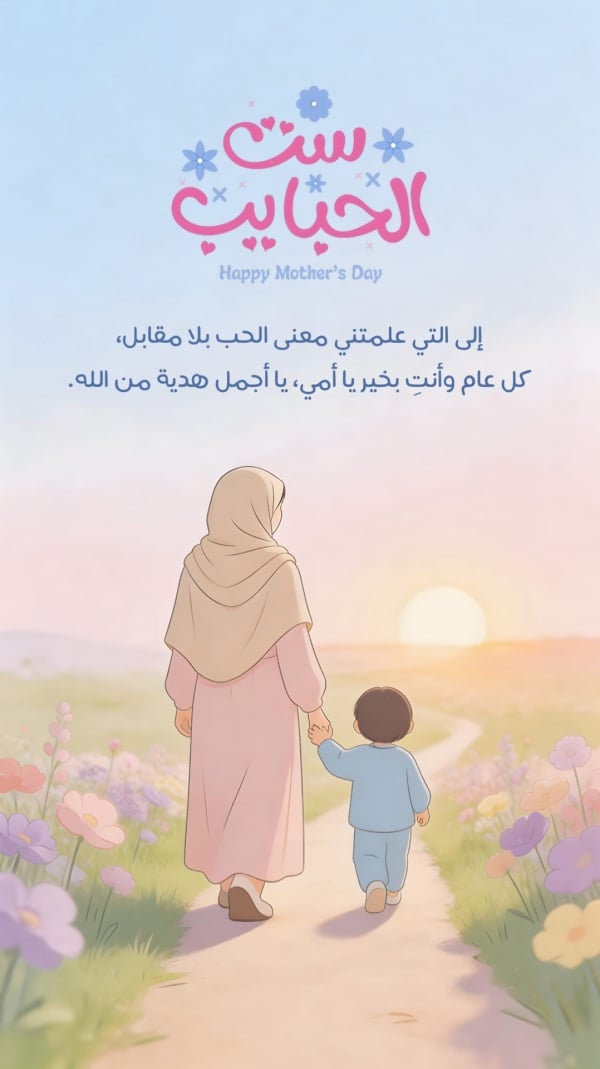 Design for Mother's Day Greeting, download and edit for free design template - Mother's Day, Greeting from the Andalusi design app