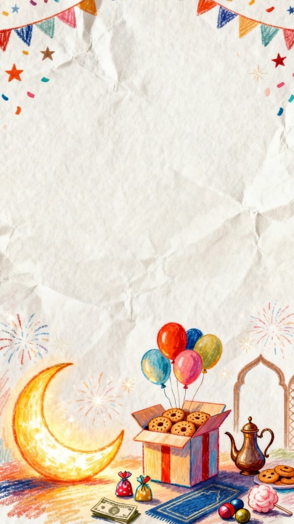 Design for Eid al-Fitr Empty Card, download and edit for free design template - Eid al-Fitr, Empty Cards from the Andalusi design app