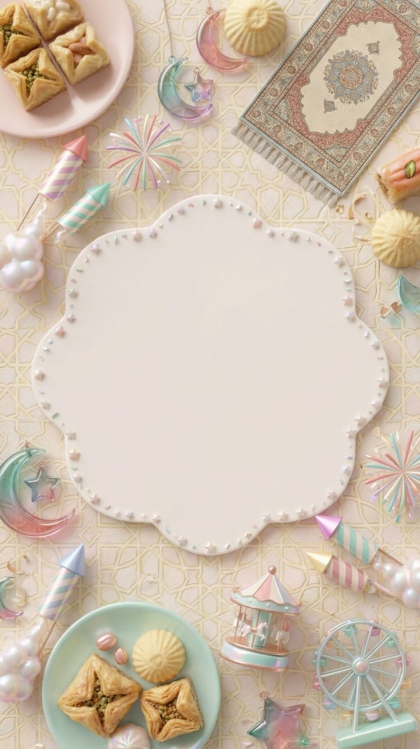 Design for Eid al-Fitr Empty Card, download and edit for free design template - Eid al-Fitr, Empty Cards from the Andalusi design app