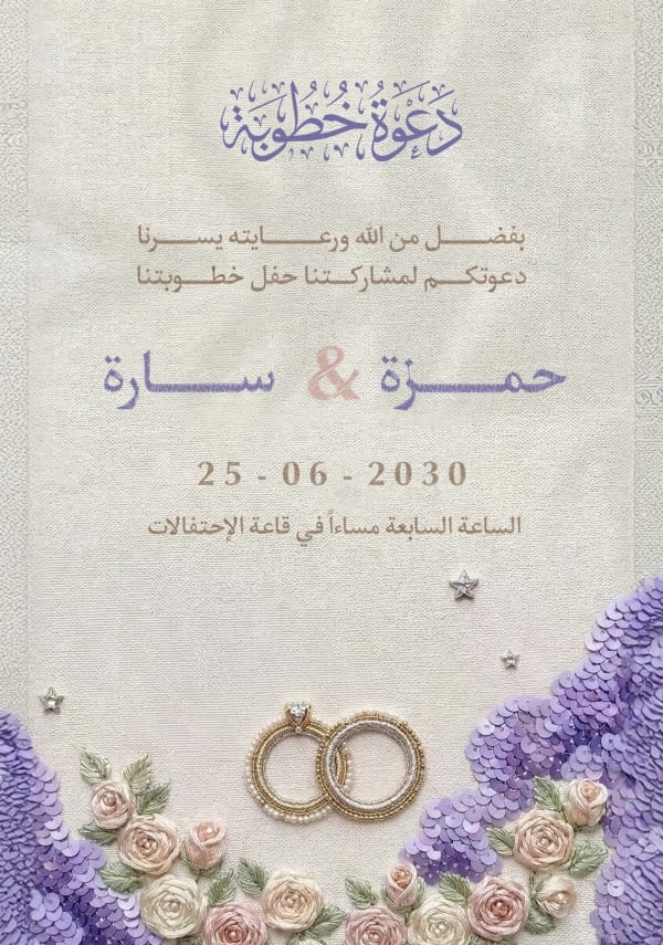 Engagement Design, download and edit for free design template - Engagement, Invitations from the Andalusi design app