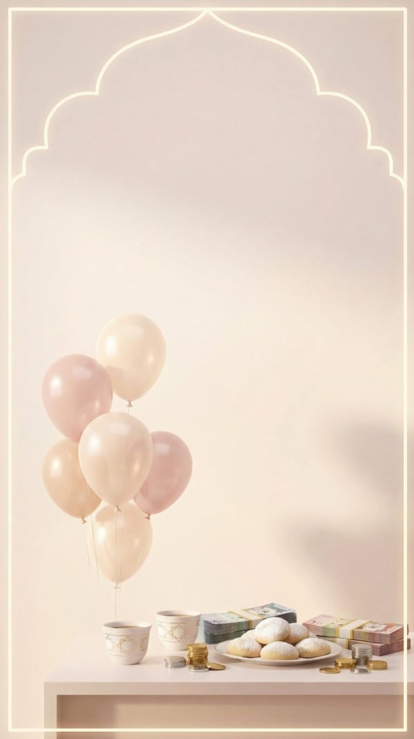 Design for Eid al-Fitr Empty Card, download and edit for free design template - Eid al-Fitr, Empty Cards from the Andalusi design app
