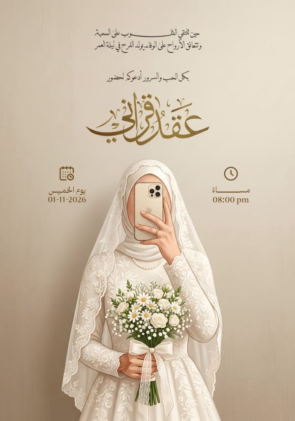 Design Wedding Invitation with Soft Colors design template - Wedding, Invitations from the Andalusi design app