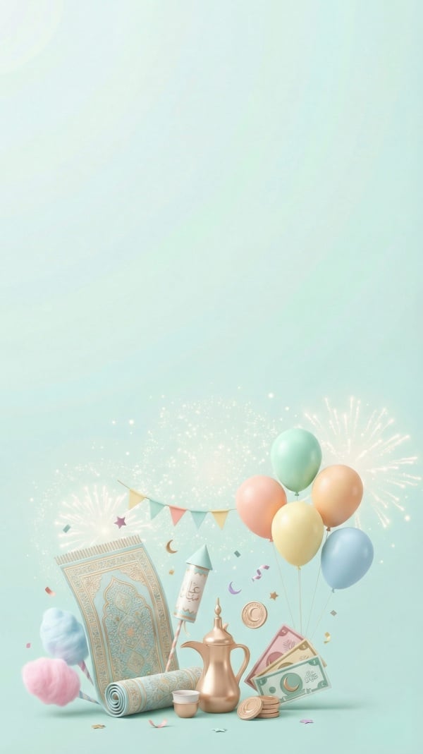 Design for Eid al-Fitr Empty Card, download and edit for free design template - Eid al-Fitr, Empty Cards from the Andalusi design app
