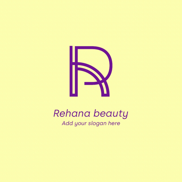 Design Logo for Rehana Beauty, download and edit for free design template - Logos from the Andalusi design app