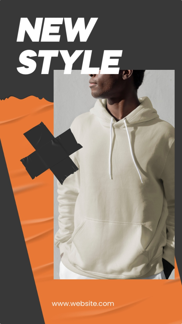 Design of a New Hoodie, download and edit for free design template - Story from the Andalusi design app