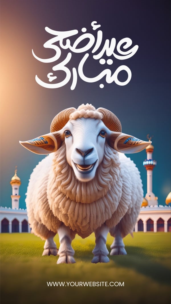 Eid al-Adha Design, download and edit for free design template - Eid al-Adha, Story from the Andalusi design app