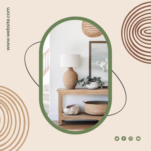 Elegant Boho Design, download and edit for free design template - Post, Boho from the Andalusi design app
