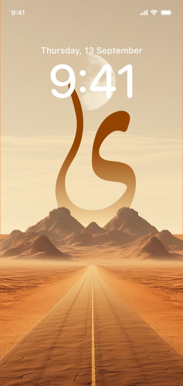 Design Desert Mountains Wallpaper, download and edit for free design template - Wallpapers from the Andalusi design app
