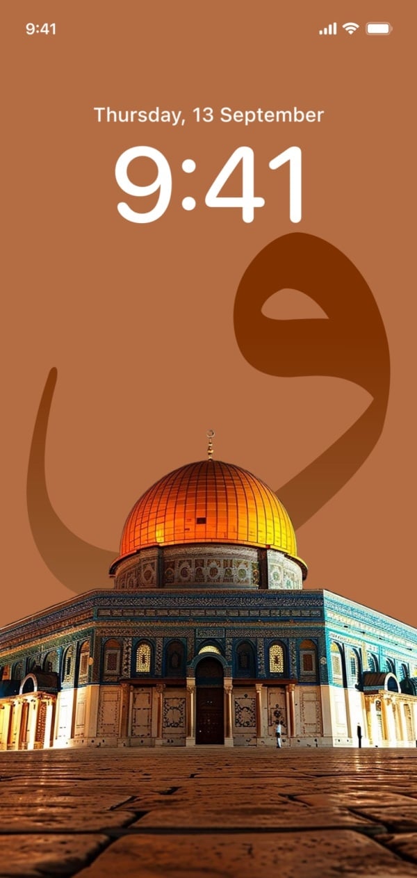 Design Wallpaper of Al-Aqsa Mosque, download and edit for free design template - Wallpapers from the Andalusi design app