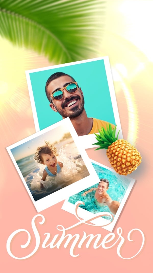 Summer Design, Photo Collage, download and edit for free design template - Summer, Photo Collage from the Andalusi design app