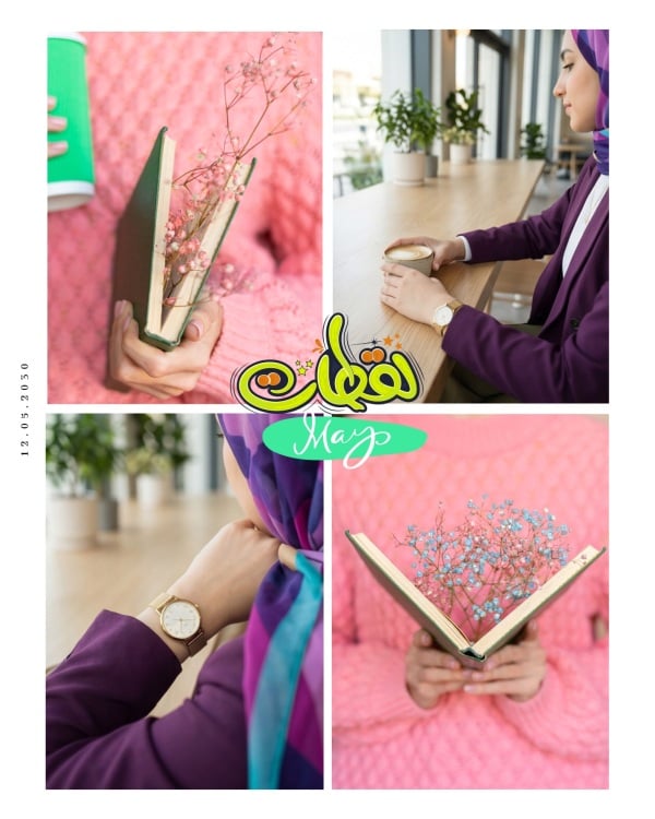 May Highlights Design, download and edit for free design template - Month Highlights, Post, Photo Collage from the Andalusi design app