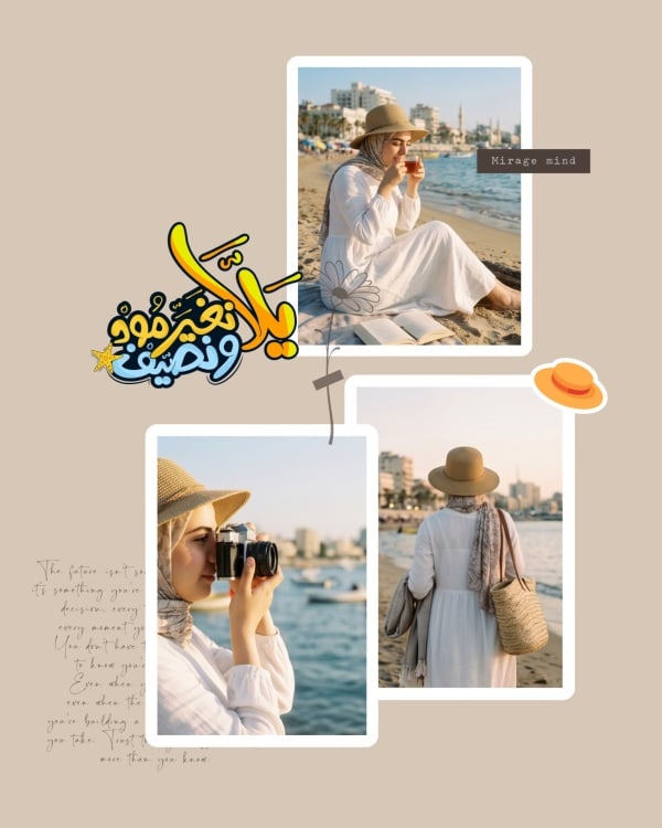 Design Photo Collage, download and edit for free design template - Photo Collage, Travel, Post from the Andalusi design app
