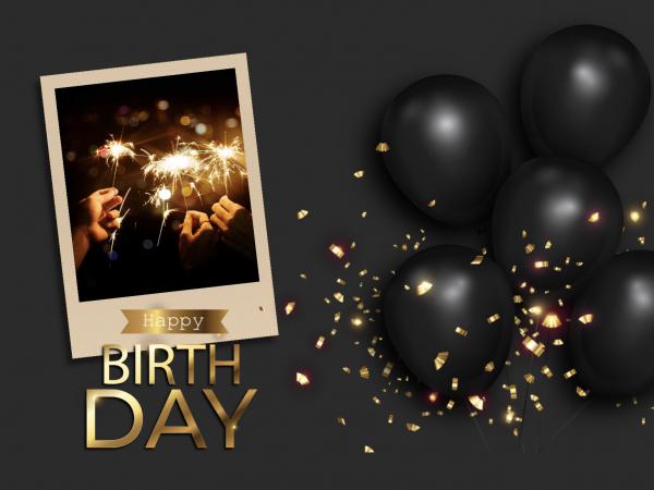 Birthday Design, download and edit for free design template - Events from the Andalusi design app