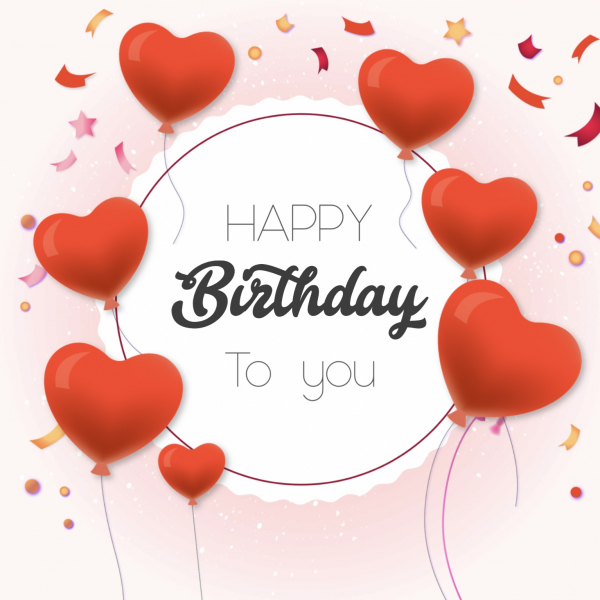 Birthday Card Design, download and edit for free design template - Events from the Andalusi design app