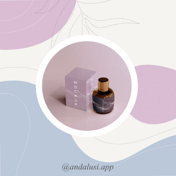 Perfume Bottle Design, download and edit for free design template - Marketing, Promotions from the Andalusi design app