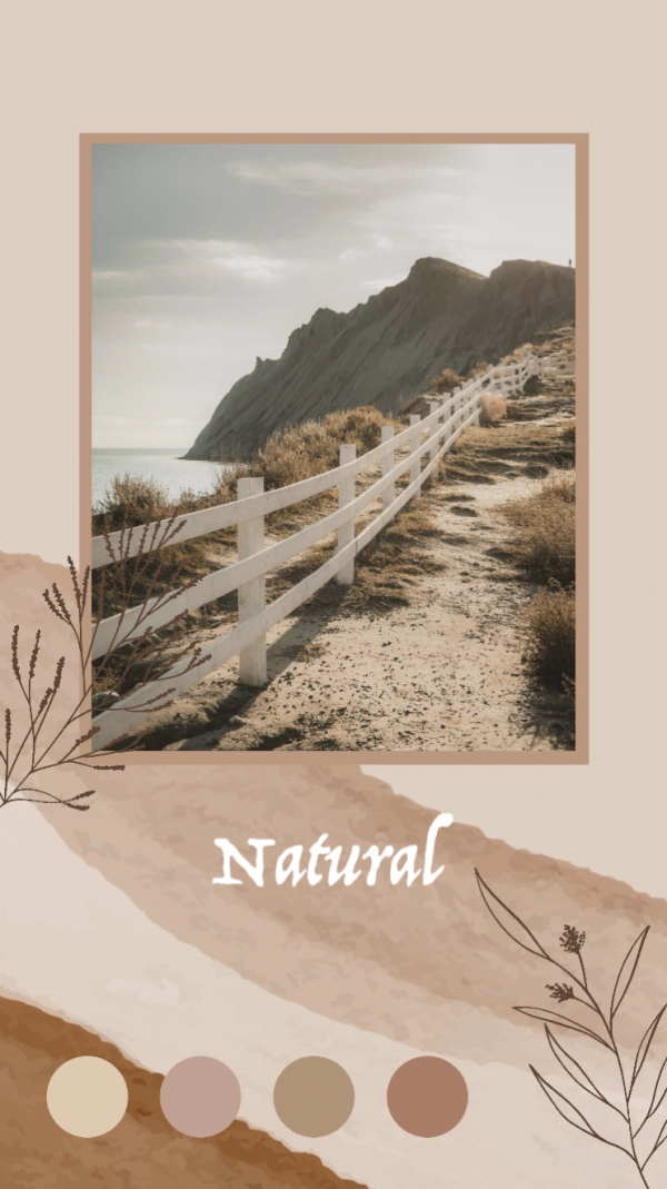 Natural Design, download and edit for free design template - Story, Photography, Travel from the Andalusi design app