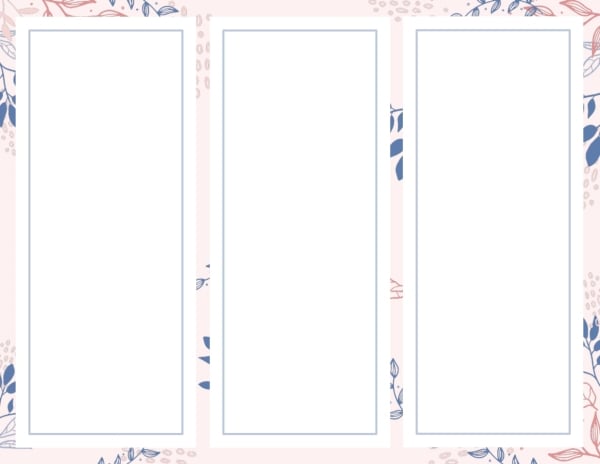 Elegant Design Brochure with Flowers, download and edit for free design template - Brochures from the Andalusi design app