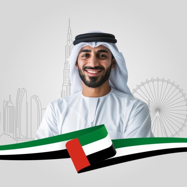 UAE National Day Design, download and edit for free design template - UAE National Day, Profile from the Andalusi design app
