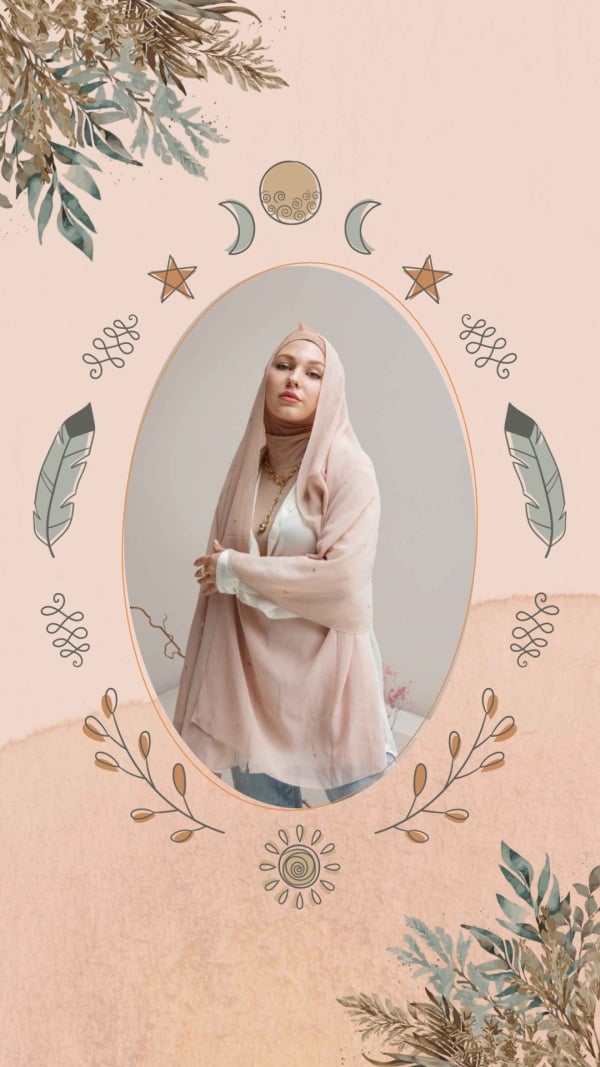 Elegant Boho Design with Natural Details, download and edit for free design template - Boho from the Andalusi design app