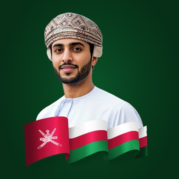 Oman National Day Design, download and edit for free design template - Oman National Day, Profile from the Andalusi design app