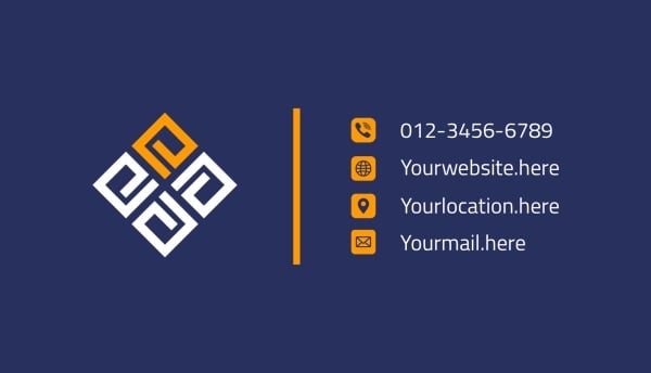 Elegant Business Card Design, download and edit for free design template - Business cards from the Andalusi design app
