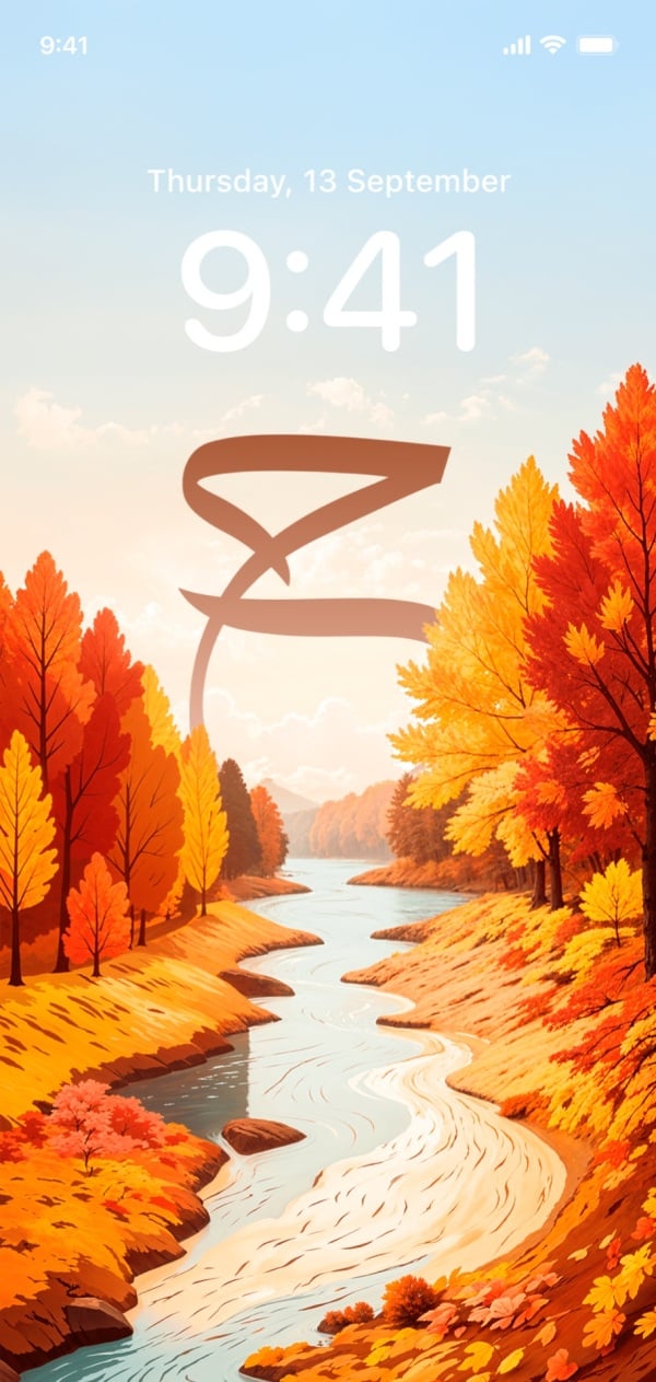 Autumn Wallpapers Design, download and edit for free design template - Wallpapers from the Andalusi design app