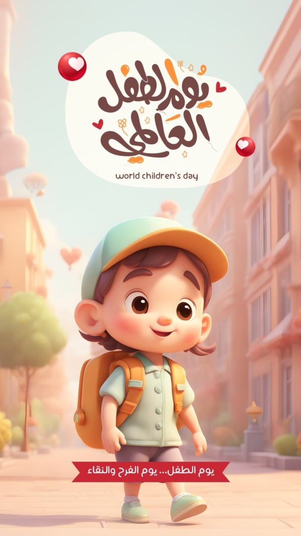 Design for World Children’s Day, download and edit for free design template - World Children’s Day from the Andalusi design app