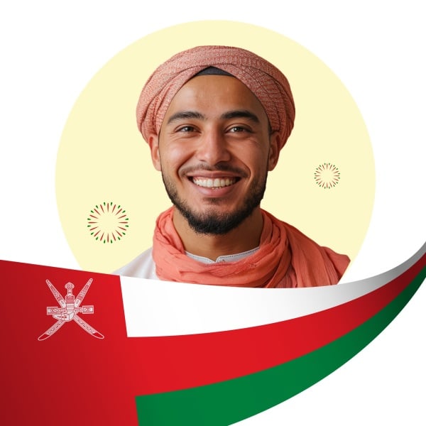 Oman National Day Design, download and edit for free design template - Oman National Day, Profile from the Andalusi design app