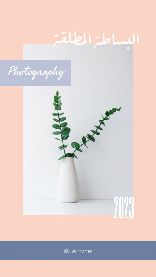 Design for Photography of a Simple Arrangement, download and edit for free design template - Story, Photography from the Andalusi design app