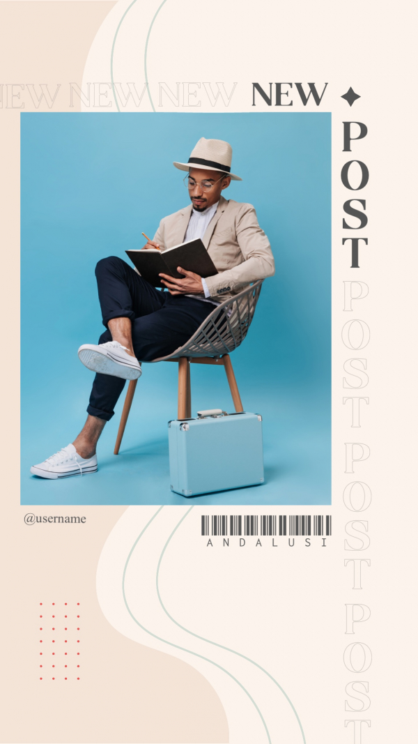Design Post, download and edit for free design template - Story from the Andalusi design app