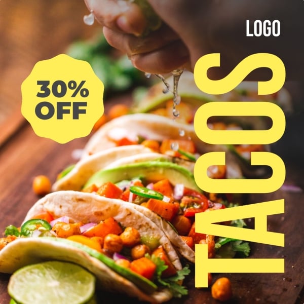 Food Design for Discounts, download and edit for free design template - Food, Discounts from the Andalusi design app