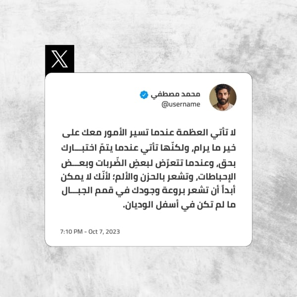 Design Tweet, download and edit for free design template - Tweets, Post from the Andalusi design app
