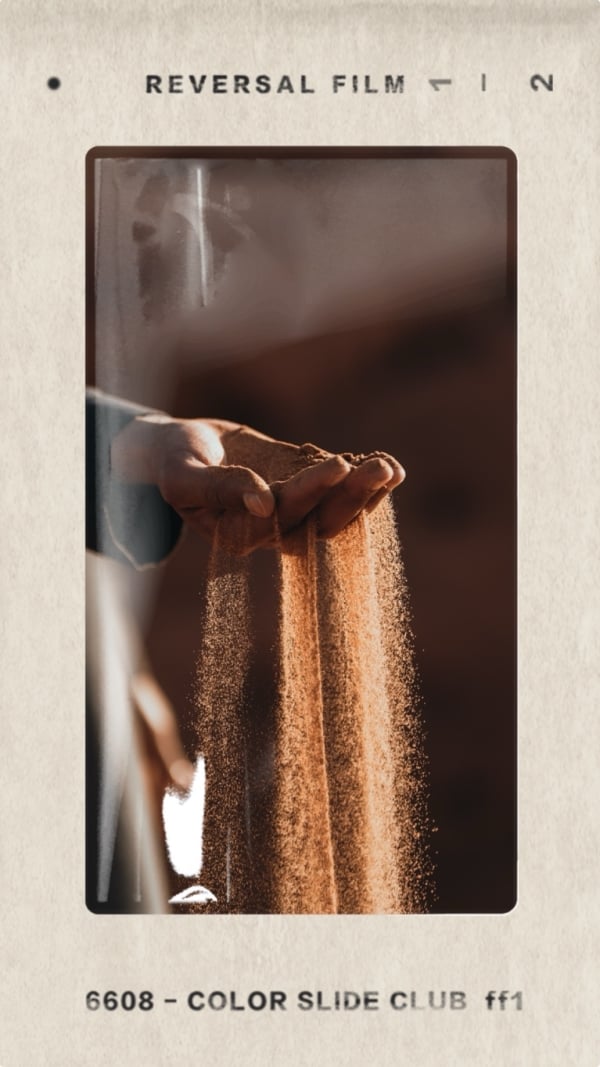 Design Photography of a Hand Holding Sand, download and edit for free design template - Photography from the Andalusi design app