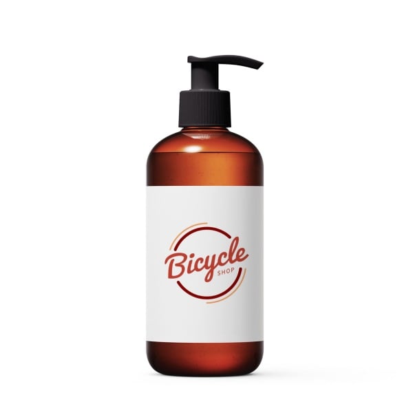 Design of Shampoo Bottle for Bicycle Shop, download and edit for free design template - Mockups from the Andalusi design app