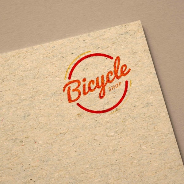 Bicycle Shop Logo Design, download and edit for free design template - Mockups from the Andalusi design app