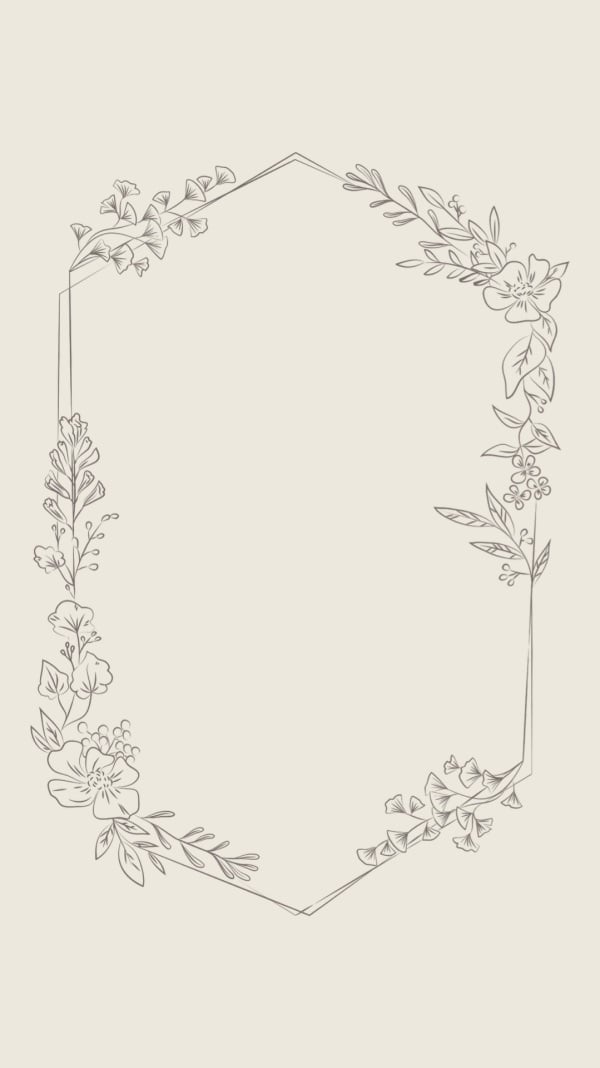 Design of an Empty Card with Floral Decoration, download and edit for free design template - Cards, Empty Cards from the Andalusi design app