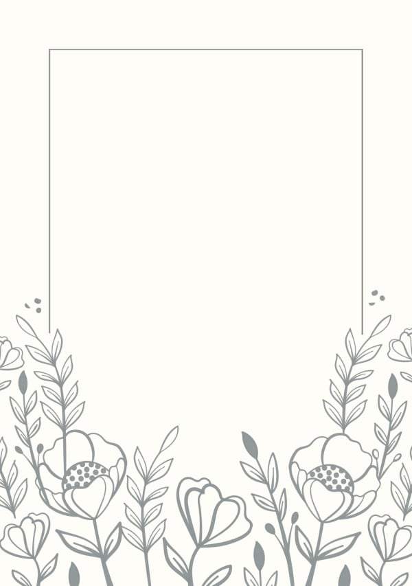 Floral Design Card, download and edit for free design template - Cards, Empty Cards from the Andalusi design app