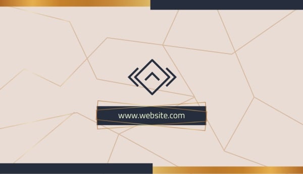 Elegant Business Card Design, download and edit for free design template - Business cards from the Andalusi design app