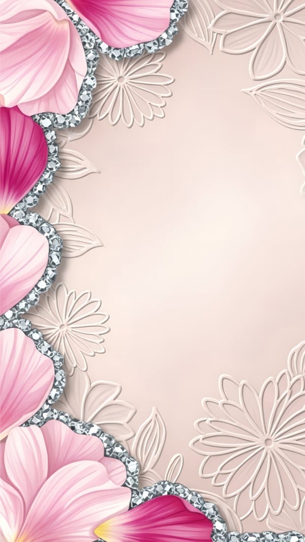 Design Invitation Empty Card with Floral Accents, download and edit for free design template - Invitation Empty Cards, Empty Cards from the Andalusi design app