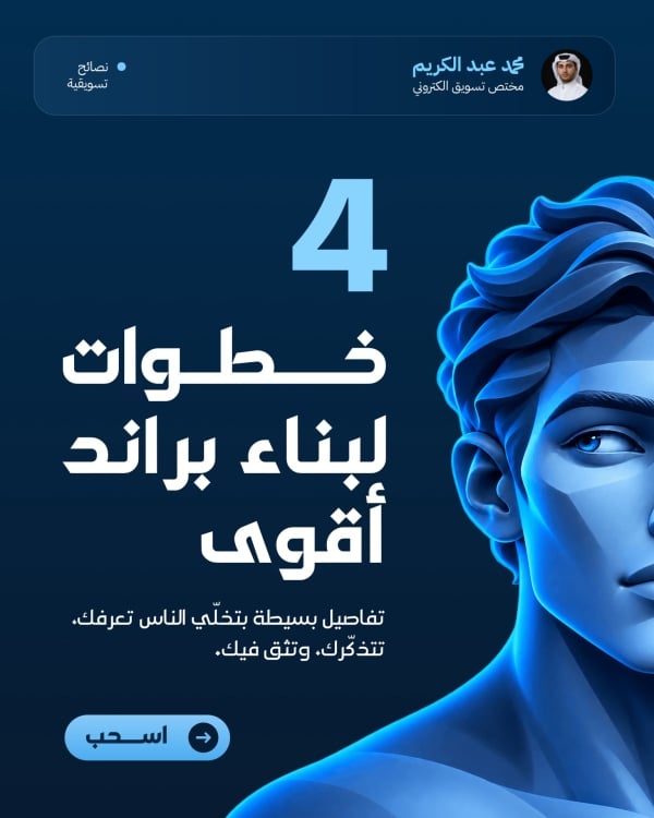 قالب تصميم كاروسيل خطوات بناء البراند، للتحميل والتعديل مجاناً - منشور متعدد الشرائح, عمل من تطبيق أندلسي للتصميم