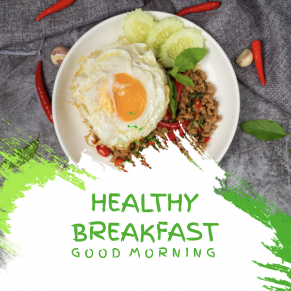 Design Post for Healthy Breakfast, download and edit for free design template - Post, Food from the Andalusi design app