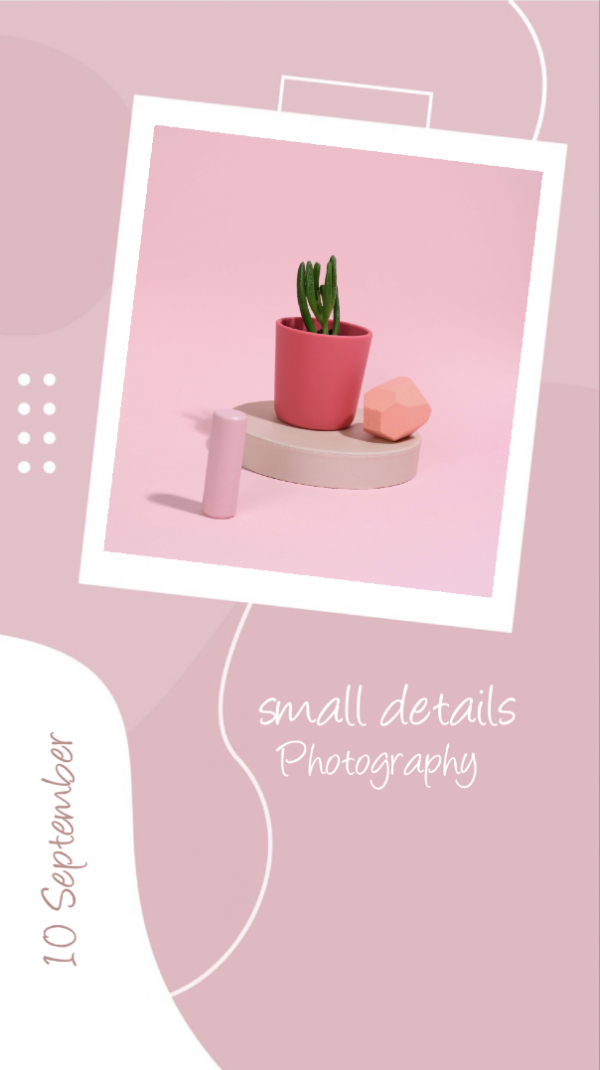 Design Small Details in Photography, download and edit for free design template - Story, Photography from the Andalusi design app