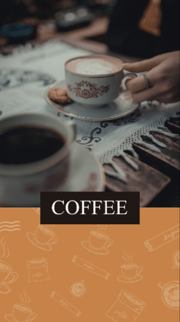 Coffee Design, download and edit for free design template - Story, Food from the Andalusi design app