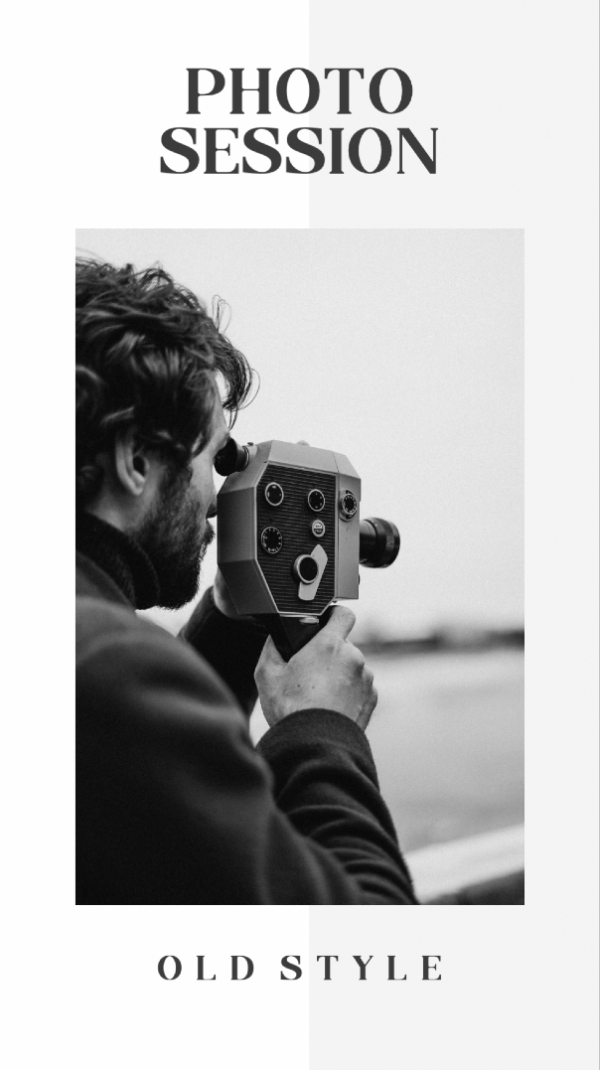 Design Photo Session, download and edit for free design template - Story, Photography from the Andalusi design app